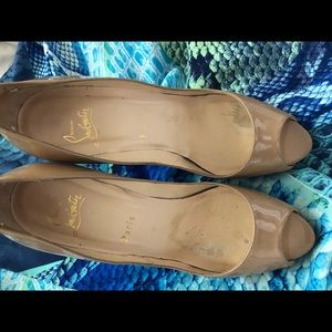 Christian Louboutin Peeptoe Pumps